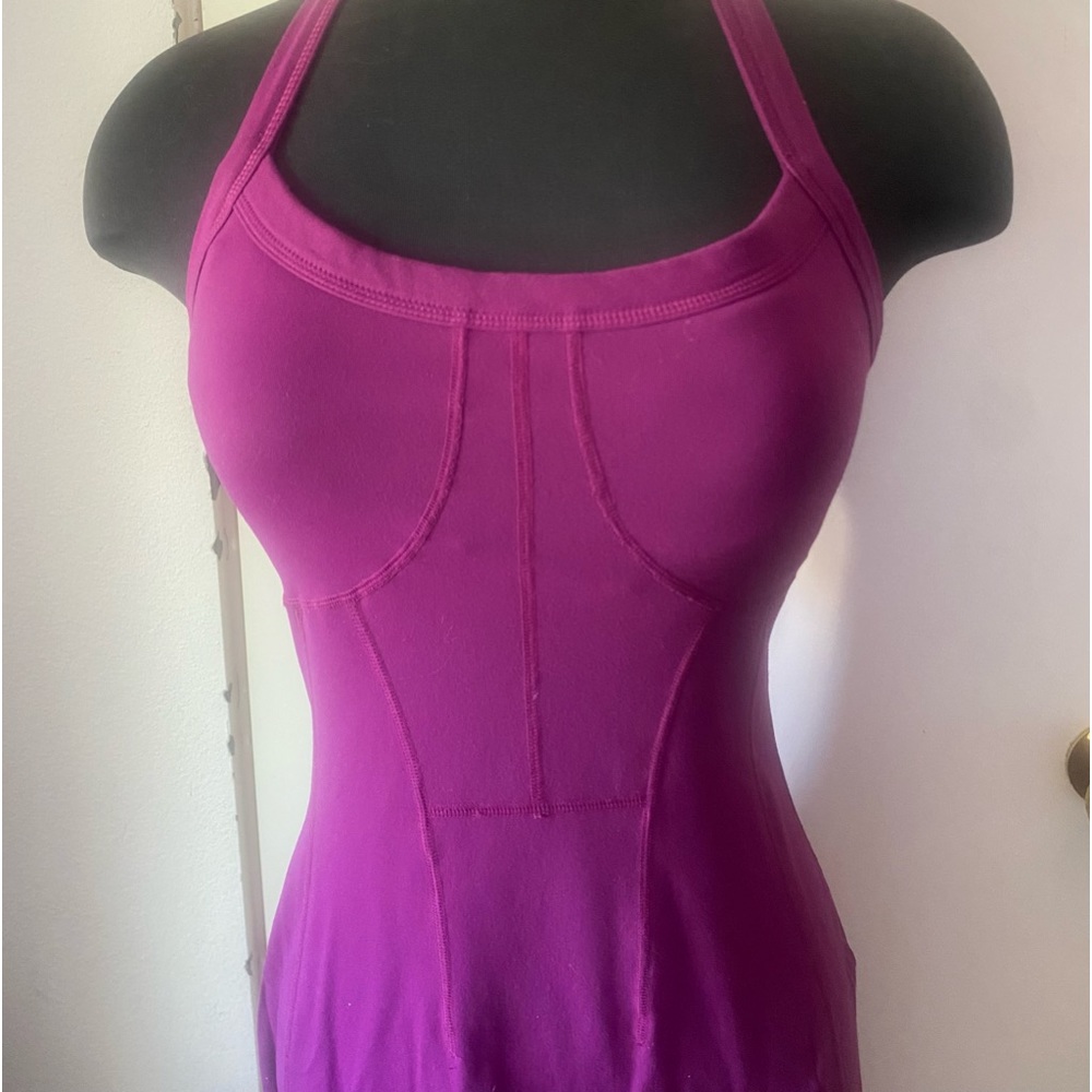 Athleta Modra Halter Dress | Size 4 Tall | Built-in Bra